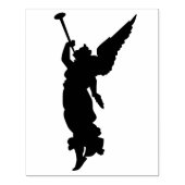 トランペットアートスタンプ付きシルエットエンジェル ラバースタンプ (インプリント)