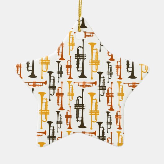 トランペットオーナメント セラミックオーナメント (正面)