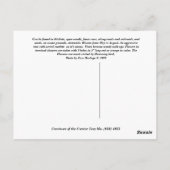 トランペットクリーパー ポストカード (裏面)