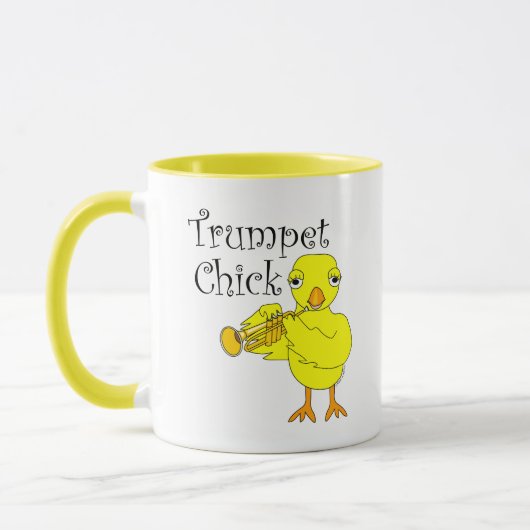 トランペットシック文字 マグカップ (左)