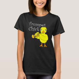 トランペットシック文字 Tシャツ