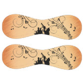 トランペットセクションジャズミュージックオレンジラスト ソフトボール (パネル)