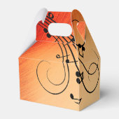 トランペットセクションジャズミュージックオレンジラスト フェイバーボックス (裏面サイド)