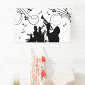 トランペットセクションジャズミュージック 横断幕 (インサイチュ)