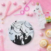 トランペットセクションブルーミュージック ペーパープレート (パーティー)