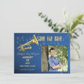 トランペットバー(ユダヤ教の)バル・ミツバー保存日 セーブザデート (スタンド正面)