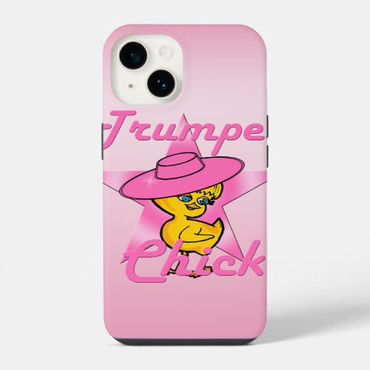 トランペットヒヨコ #8 iPhoneケース (裏面)