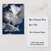 トランペットビジネスプロフィールカードとの天使 名刺 (正面/裏面)