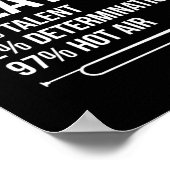 トランペットプレイヤーリピート音楽楽器 ポスター (角)