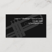 トランペットプレーヤー先生スタジオミュージックミュージシャン 名刺 (裏面)