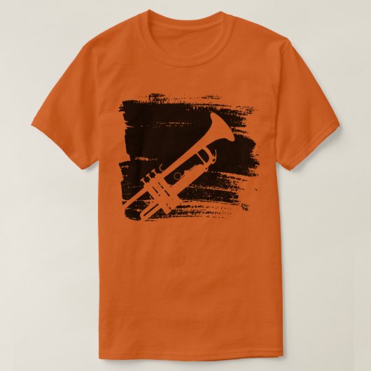 トランペットプレーヤー3 Tシャツ (デザイン正面)