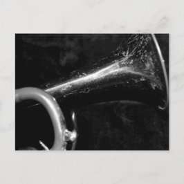 トランペットベル白黒 ポストカード