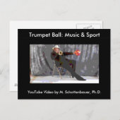 トランペットボール：音楽&スポーツ葉書7 ポストカード (正面/裏面)