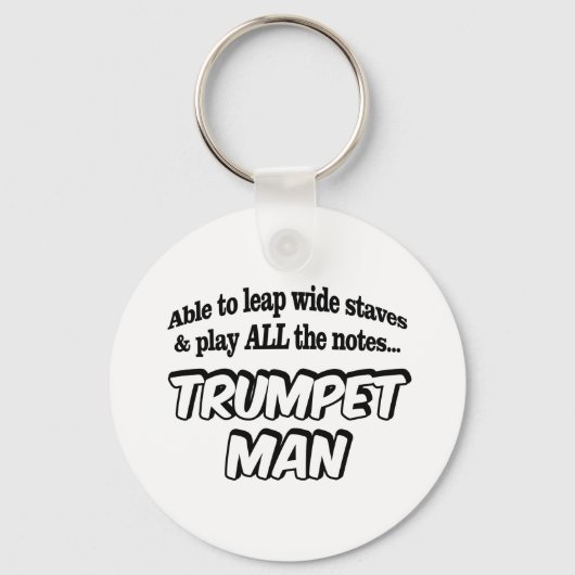 トランペットマン – 音楽スーパーヒーロー キーホルダー (正面)