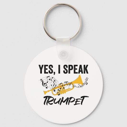 トランペットミュージカル楽器 | Trumpetバンドギフト キーホルダー (正面)
