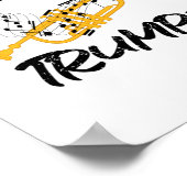 トランペットミュージカル楽器 | Trumpetバンドギフト ポスター (角)