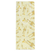 トランペットミュージシャンバンド先生 ワインギフトバッグ (裏面)