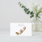 トランペットミュージシャン先生 名刺 (スタンド正面)