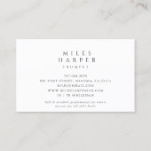 トランペットミュージシャン先生 名刺 (裏面)