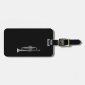 トランペットミュージシャン ラゲッジタグ (正面横)