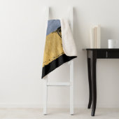 トランペットレトロスタイル音楽 シェルパブランケット (インサイチュ)