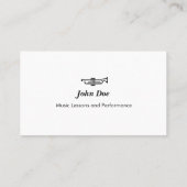 トランペットロゴ-名刺 名刺 (裏面)