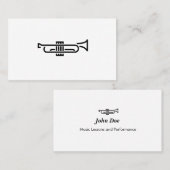 トランペットロゴ-名刺 名刺 (正面/裏面)