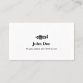 トランペットロゴ-名刺 名刺 (裏面)