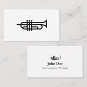 トランペットロゴ-名刺 名刺 (正面/裏面)