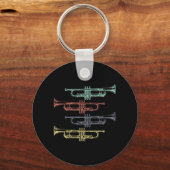 トランペットヴィンテージ キーホルダー (正面)