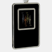 トランペットヴィンテージ シルバープレートフレームオーナメント (右)