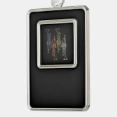 トランペットヴィンテージ シルバープレートフレームオーナメント (左)