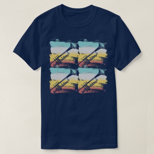 トランペットヴィンテージ Tシャツ (デザイン正面)