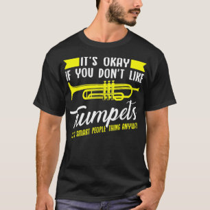 トランペット人頭が切れる物なんとかかわらずミュージシャン Tシャツ