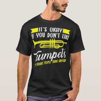 トランペット人頭が切れる物なんとかかわらずミュージシャン Tシャツ