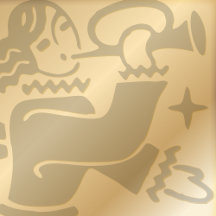 トランペット付きエンジェルのクリスマスの折り畳まれたホリデーカード