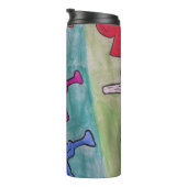 トランペット付きクリスマスエンジェル タンブラー (回転右)