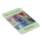 トランペット付き天使は柔軟 マグネット (右側)