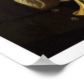 トランペット付きJ.S.バッハ ポスター (角)