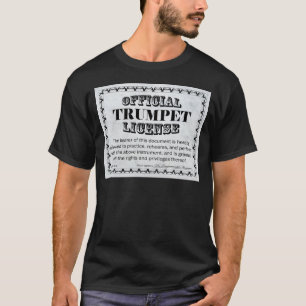 トランペット免許 Tシャツ