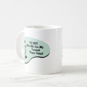 トランペット奏者の声 コーヒーマグカップ (正面左)