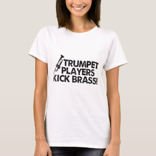 トランペット奏者の蹴りの黄銅! Tシャツ