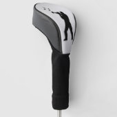 トランペット奏者の銀 ゴルフヘッドカバー (アングル)