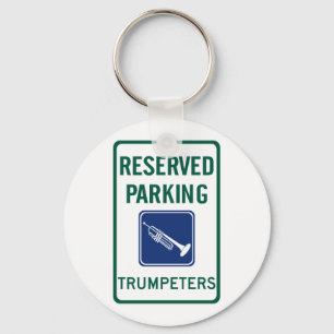 トランペット奏者の駐車 キーホルダー