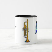 トランペット奏者は元来襲います マグカップ (中央)