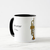 トランペット奏者は元来襲います マグカップ (正面左)