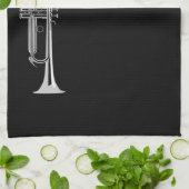 トランペット奏者 キッチンタオル (折り畳み)