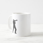 トランペット奏者 コーヒーマグカップ (正面左)