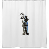 トランペット奏者 シャワーカーテン (正面)