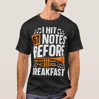 トランペット奏者 ジャズ ブラス ミュージシャン マーチング Tシャツ
